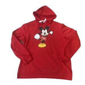 Disney Mickey Mouse Unisex Classic Pose Lightweight Pullover Hoodie XL